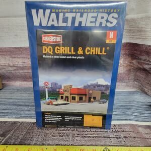 walthers cornerstone DQ grill and chill N kit structure new/sealed